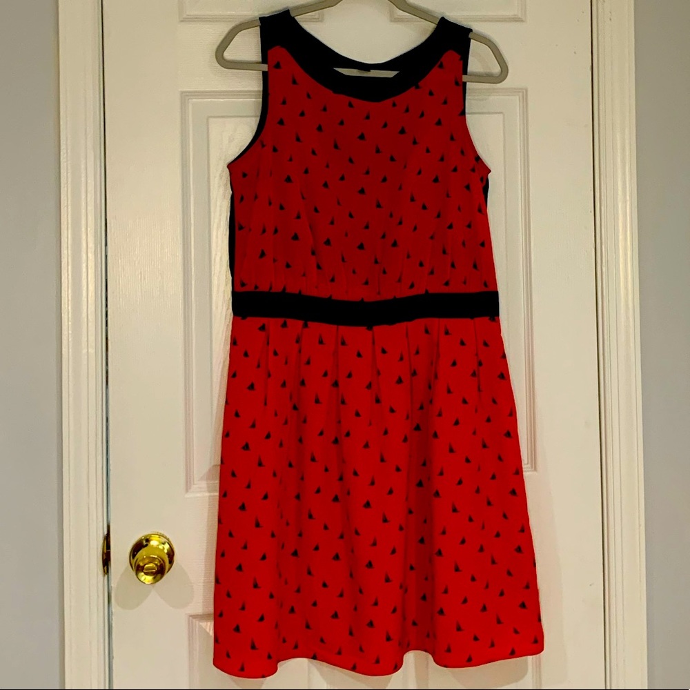 Navy and red Tommy Hilfiger sailboat dress